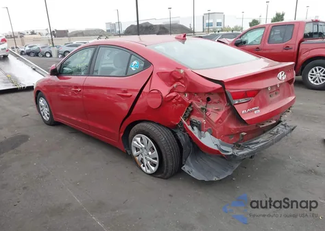 2017 Hyundai Elantra Se из США, поврежденный, VIN 5NPD74LF9HH201687